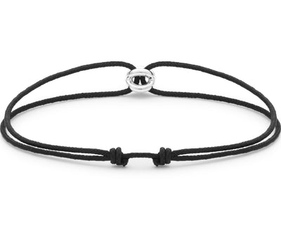 black interlaced cord bracelet le 1g